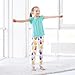 tplaotee Rainbow Color Handprints Teen Girls Shorts Soft Cotton Board Shorts Gymnastics Leotards for Beach 9-10T