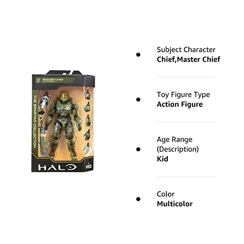 Halo Infinite The Spartan Collection 6.5" Action Figures Series 1 2 3 4 (Choose Figure) (Master Chief (W/ Grappleshot)) #TOP2