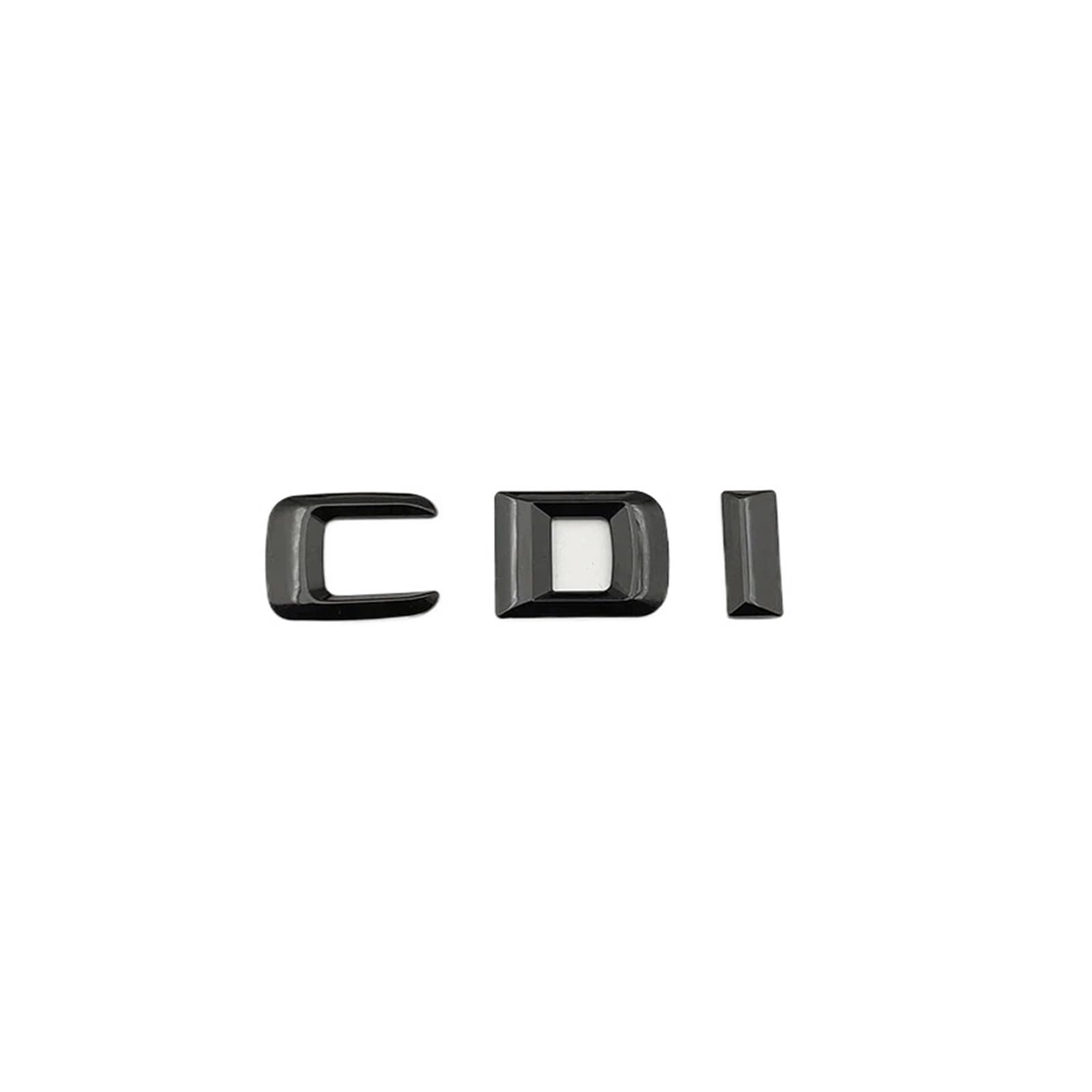 Badge 3D ABS Noir For Coffre Arrière De Voiture, Logo E350 CDI 4matic