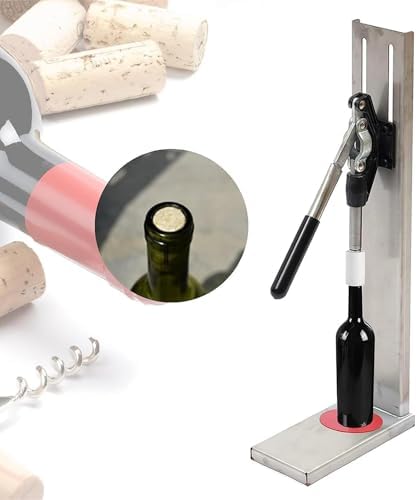 Manual Wine Bottle Corking Machine 4-Head Labor-Saving Design for Home Winemaking and Bottling