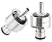 MRbrew Stainless Carbonation Cap with 5/16" Barb Ball Lock Type, Fit Most Soft Drink PET Bottles (2 Pcs)