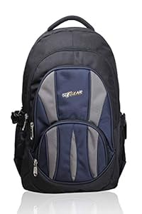 F Gear Adios 32L Black Navy Blue School Bag 1853