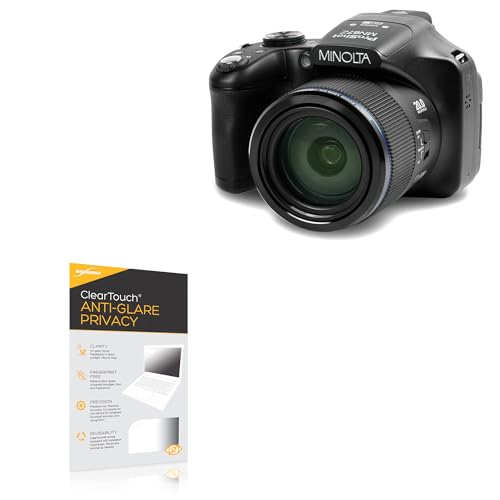 BoxWave Screen Protector Compatible with Minolta MN67Z - ClearTouch Anti-Glare Privacy (2-Pack), Privacy Screen Protector Flexible Film Anti-Glare