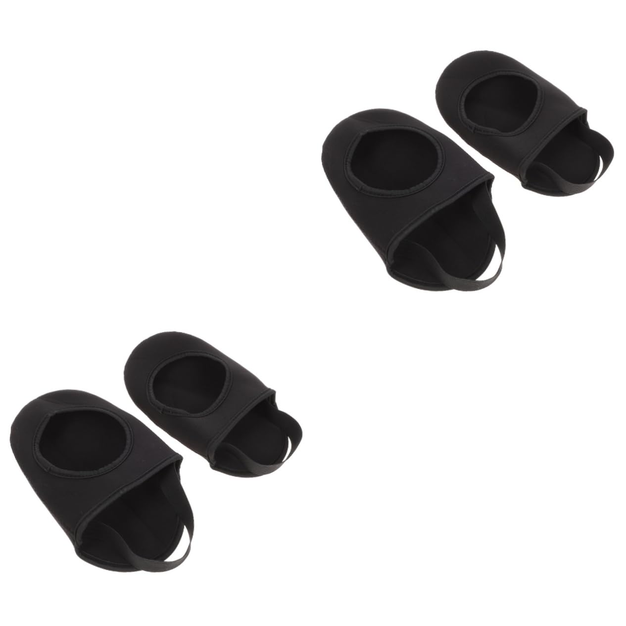 BESPORTBLE Chaussettes de vélo Pied de vélo de Montagne Mains Chaussette imperméable Chaussette antidérapante Couvre-Chaussures Pratiques Accessoire d'équitation Néoprène Black