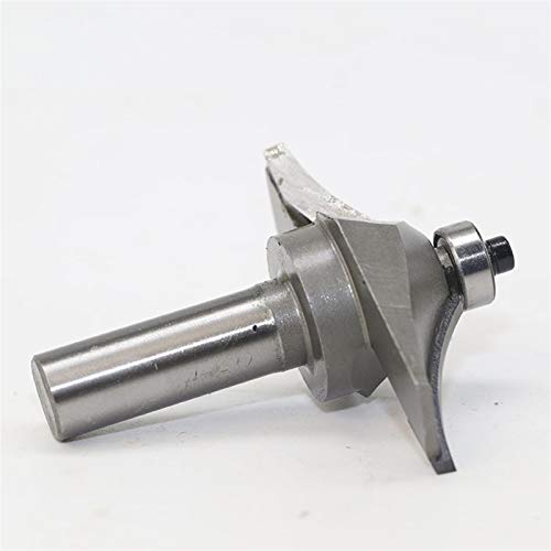 Zkenyao-Router Bit 1/2 Shank Router Bits for Wood Tungsten Carbide Cutter Bit Edge Bit Professional Grade Woodworking Tools, Use Safety Reliable (Cutting Edge Length : NO5)