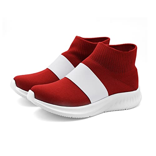 Audífonos, Video Games CYMET Tenis Deportivos para niños Sonic sin agujetas, para niñas, Ultra Ligeros, para Correr 21