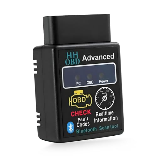 VCYOPN Bluetooth OBD2 Scanner for Car, Professional OBDII Vehicle Diagnostic Tester with Exclusive App, Wireless OBD2 Auto Engine Fault Code Reader Scan Tool for Phone PC