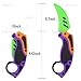 Dreamplay Fidget Gravity Karambit Knife, 2 Pcs 3D Printed Gravity Toys Fake Knife Perfect for Anxiety Stress Relief Autism and ADD