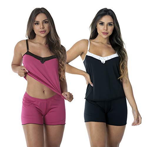 Kit com 2 Baby Dolls Thais Liso