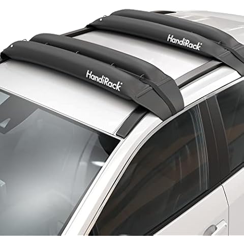 HandiWorld HRACK HandiRack Universal Car Roof Rack; Quick Fit Heavy-duty Roof Bars; Black Cover