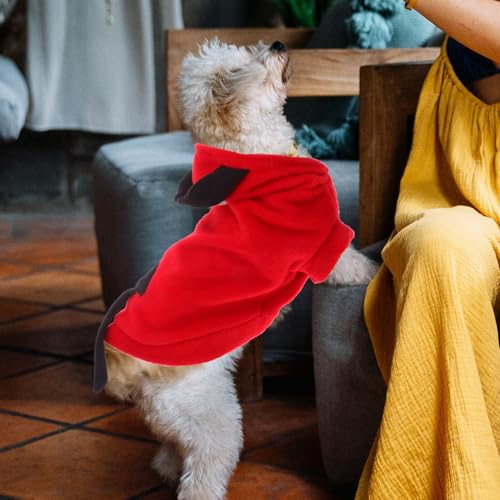 Disfraz para perro tamaño M de diablo 3D rojo miniatura 6