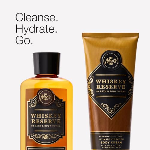 Bath & Body Works Body Wash and Body Cream Set, Whiskey Reserve Scent - image 2