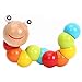 Produktbild Chakil Spielzeug-Simulation Oruga für Kinder Spielzeug Holzspielzeug geflochten bunt Geschenkidee für Kinder