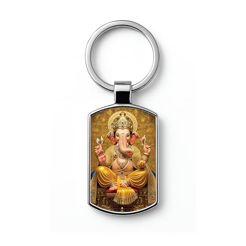 Image of Premium Printed Metal Keychain for Men & Women | High-Definition Artwork Print | Durable Key Ring for Car, Bike, Home & Office Keys | Stylish Decorative Key Holder Gift