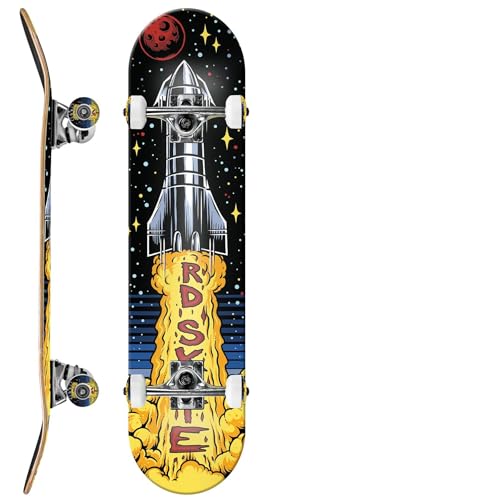 Image of Roller Derby Deluxe Series Skateboard for Beginners, Kids, Teens and Adults
