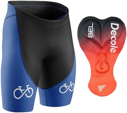 Bermuda Ciclismo Bike Forever Azul Forro Gel 3D Decole Conforto P...