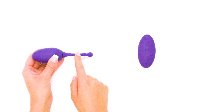 59246 - Desire Luxury Rechargeable Remote Control Love Egg Vibrator on Amazon Live
