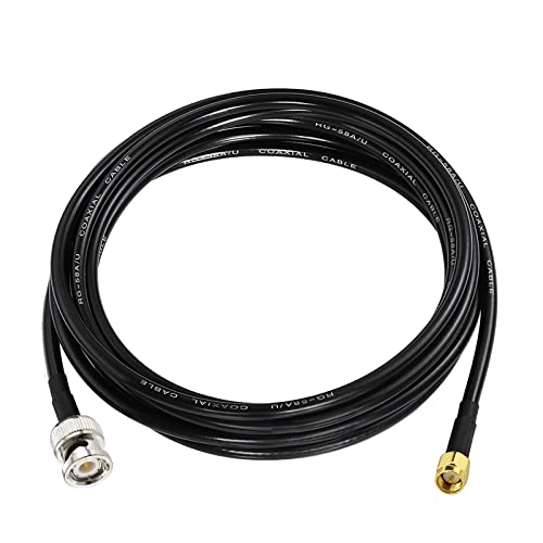 Eightwood 4G Antenna SMA Extension Cable SMA Cable SMA Male to BNC Male pigtail cable CB Antenna Extension Cable RG58 (300cm) for SMA 4G Antenna PC LAN TYT Handheld Ham Radio - Image 2