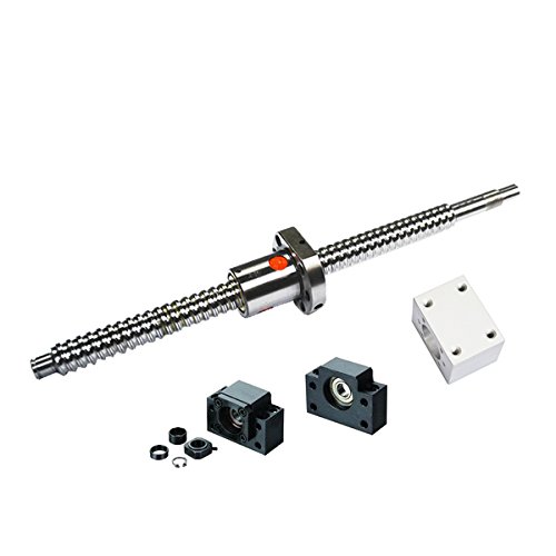 FBT SFU1204 RM1204 Anti backlsh Ballscrew Kits =1Pcs SFU1204 650mm - C7 with ballnut + 1Set BK10/BF10 End Support + Nut housing + end Machining for BK10/BF10