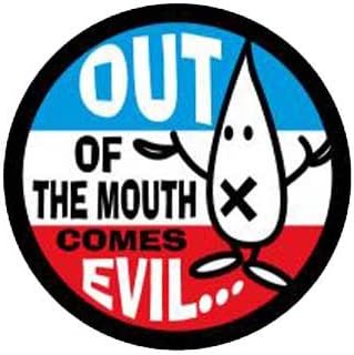 限定タイムセール PS-034 口は災いの元 コトワザステッカー Proverb