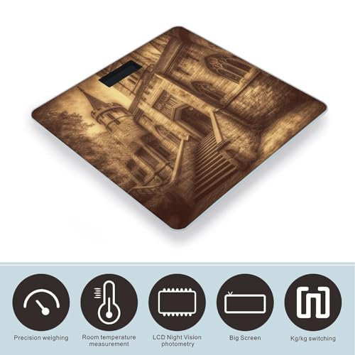 Báscula de baño digital VstaDank de vidrio templado miniatura 3