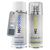 Pintura de calidad OEM MG PRIME Pintura automotriz Set botes de spray 2 componentes para Peugeot EDM Squid Ink Grey Pintura base pintura transparente de 2 componentes aerosol