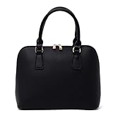 [Gratante] グラタンテ ラウンドファスナー 2way ハンドバッグ レディース トートバッグ abb-g0017 (シュリンクブラック)