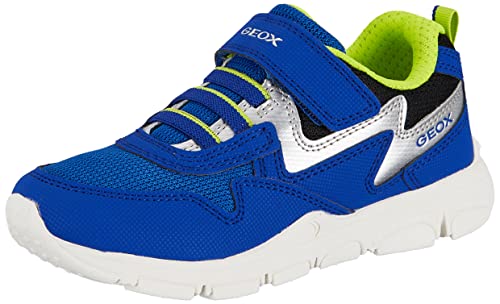 Geox J New Torque Boy, Zapatillas, Royal Lime, 33 EU