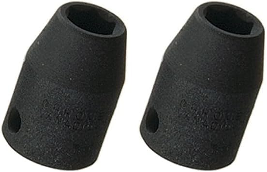 Genius Tools 38" Dr. 0.236 in Socket de impacto - 313006 (paquete de 2)