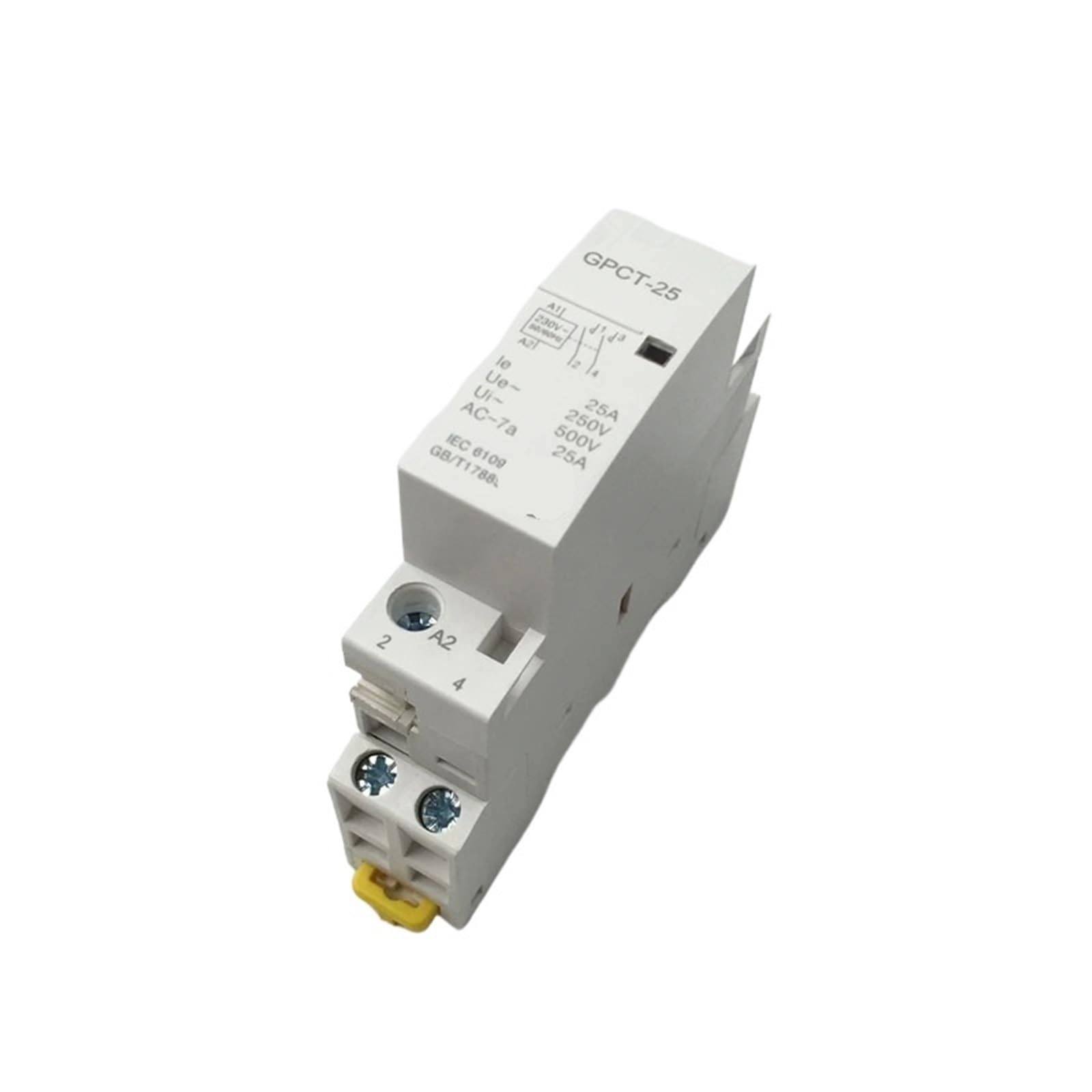 Contacteur Domestique rail DIN 220V 230V 2NC pour automatisme de maison et bâtiment