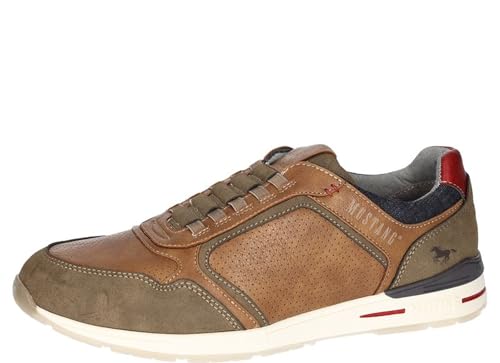 MUSTANG Baskets Mode Homme 4154-401 en toile bleue taille 42