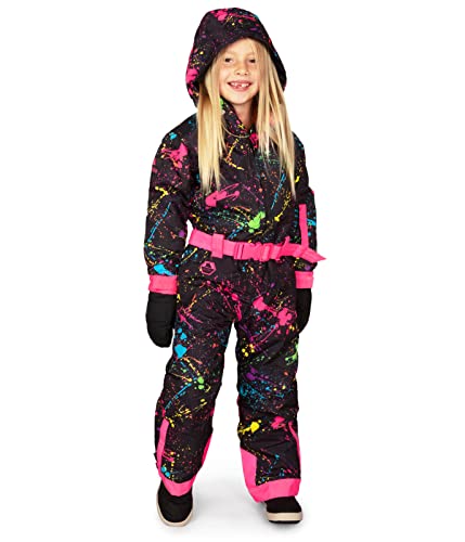 Tipsy Elves Loud Bright Colorful and Neon Ski Suits for Kids, Boys and Girls from
