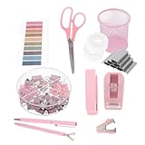 LIOOBO デスク周り便利グッズ 卓上ステーランプ式テープディスペンサー 耐久性抜群 オフィス用品 女性向けデスクアクセサリー 事務必需品