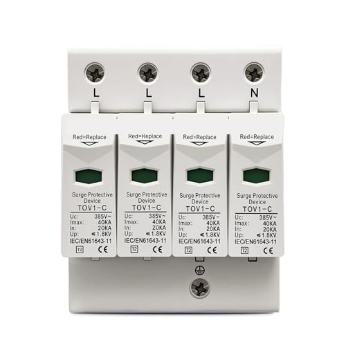 Parafoudre AC 420V 4P Basse Tension SPD 20-40kA pour protection modulaire