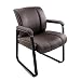 Brenton Studio Bellanca Guest Chair, Brown/Black