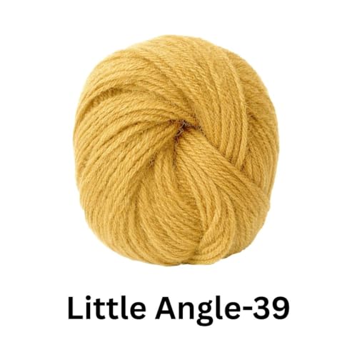 Image of VCR 4 Ply Light Brown Little Angle Yarn, 25 Grams, 92 Meters Length, 100% Acrylic Soft Baby Knitting Yarn for Crochet, Newborn Sweaters, Soft Baby Socks, Mittens and Leggings, Pack of 1