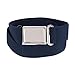 Jackster Kids Elastic Adjustable One Size Belt w/ Magnetic Metal Buckle (Navy)