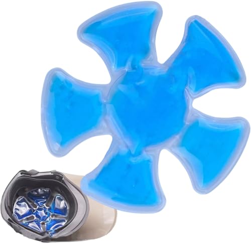 Mppchhn Pack de Gel Frío para Casco de Seguridad,Almohadillas De Gel Refrescante Para Cascos - Revestimiento Frío Reutilizable para Aliviar el Calor de Cabeza de Trabajadores al Aire Libre en Verano