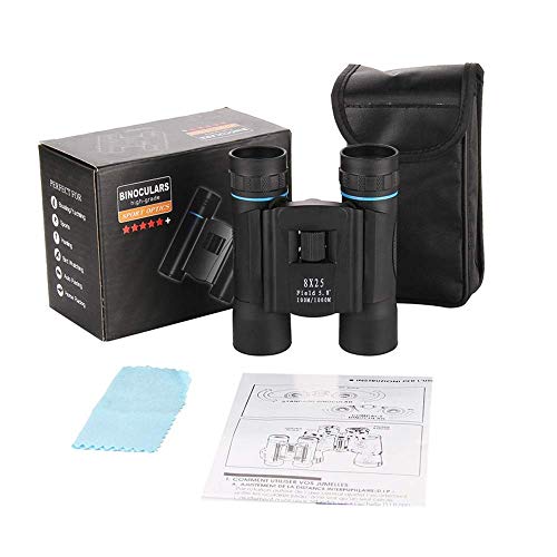 ZYXYYDS Fernglas 8X25 Fernglas High Power HD Stoßfestes Konzerttourismus Tragbares gerades grünes Membranteleskop im… – Bild 8