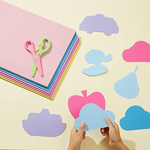 Image of A4 Size Vibrant Color Sheets for Origami Art and Craft Set of 100 Sheets Origami Project, Project, Assignment, Paper Decoration, File Decoration Size - 28x21 Cm (28x21 Origami Sheets 100)