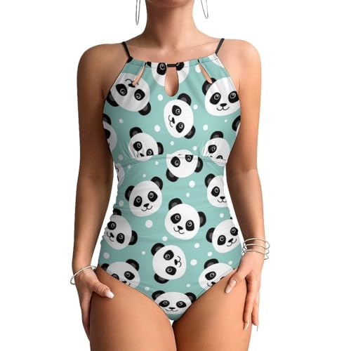Monokini panda mignon pour les vacances à la mer et vos après-midi farniente à la piscine