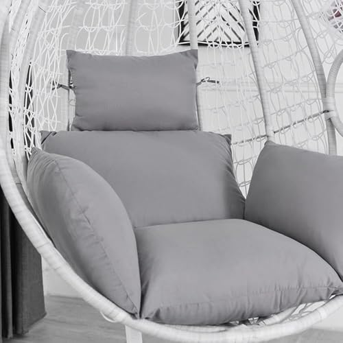 Cojín Colgante Para Silla De Huevo Con Almohada, Cojín De Repuesto Para Cesta Colgante, Cojín Lavable Para Silla De Huevo, Cojín Para Columpio Con Relleno De Algodón Para Patio Al Aire Libre Interior(