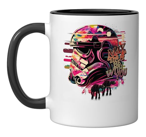 Taza cerámica Star Wars Stormtrooper y AT-AT 11 oz miniatura 1
