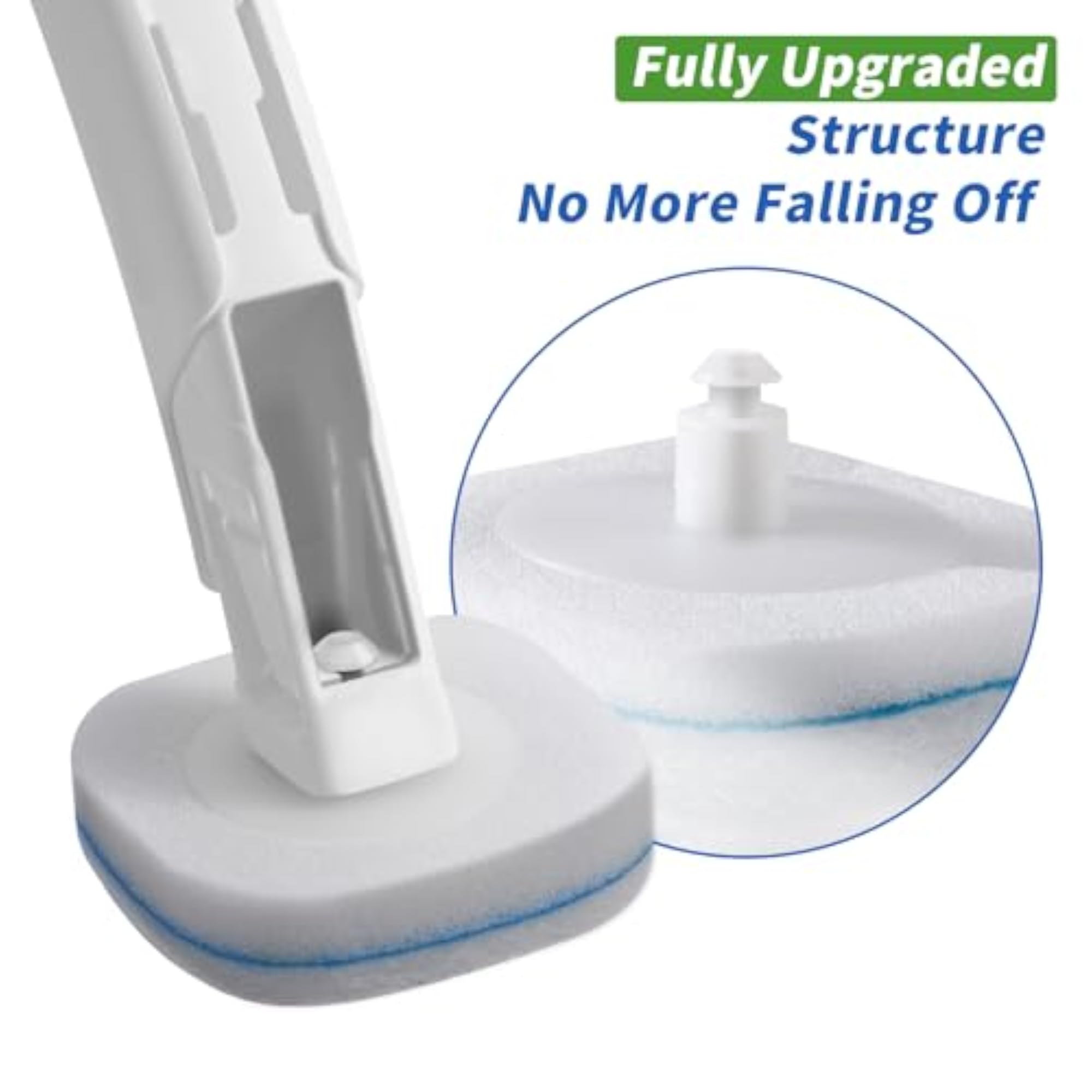 Disposable Toilet Brush with Holder and Refills