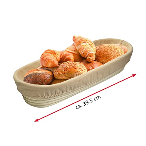 Cesta de fermentación de mimbre Westmark para pan artesanal 6