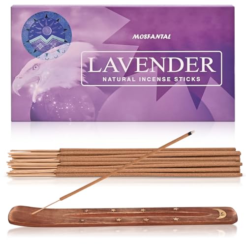 Lavender Incense Sticks - Natural Incense for Relaxation, Meditation and