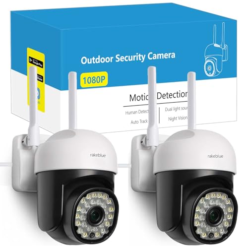 Blazique 1080p WiFi Security Camera With Solar Charging - Battery-Powered, AI Human Detection, Night Vision, 2-Way Talk