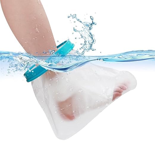 JAMBUVANTI Waterproof Cast Covers for Shower –Leg Protector to Keeps Dry of Wounds, Bandage, Dressing Watertight Shower Cast Shower Protector, ound Protector for Broken Leg, Knee, Foot, Ankle,Burns 1