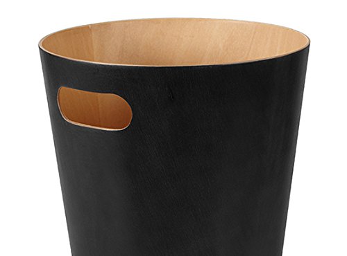 Preisvergleich Produktbild Woodrow Abfalleimer, natur / schwarz