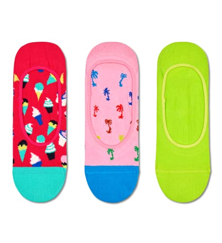 Chaussettes Happy Socks Ice Cream coffret cadeau amusant 3 paires roses homme femme